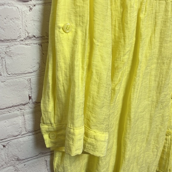 Free People Lace Combo Button Down Top - Picture 4 of 11